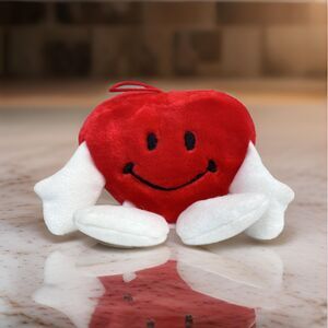 Valentines Tiny Toy O Rama Vintage Plush 7" Heart Character Plush